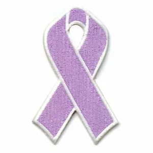 Cancer Awareness Ribbons Fully Embroidered Iron On Patches - Picture 1 of 22