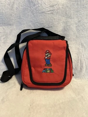 Estuche de transporte de viaje bordado Nintendo 3DS / DS Super Mario con correa para el hombro Foto 1 de 4