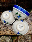 L.L. Bean Blueberry Set of 3 Deep Stoneware Bowls 6 1/4" Oven To Table