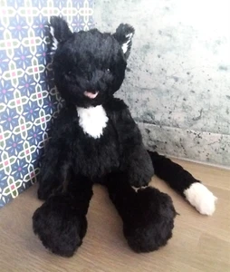 Jellycat ~ Smuffle Cat ~ Black Kitten Soft Toy Rare & Retired ~ SMF3C ~ BNWT - Picture 1 of 4