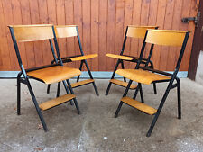 Folding Chair Betstuhl Caloi Italy 60er Vintage Wood Industrial Design 1/42
