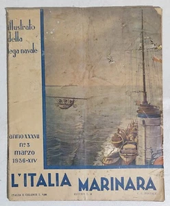 I113218 L'Italia Marinara - illustrato della Lega Navale - a. XXXVII nr 3 1936 - Picture 1 of 4
