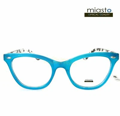 (2 PARES) GAFAS DE LECTURA MIASTO MUJER OJO DE GATO+3.00 "Skeeter" COLOR AZUL Foto 1 de 4