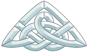 Stained Glass Supplies - CELTIC KNOTS Bevel Cluster - Picture 1 of 1
