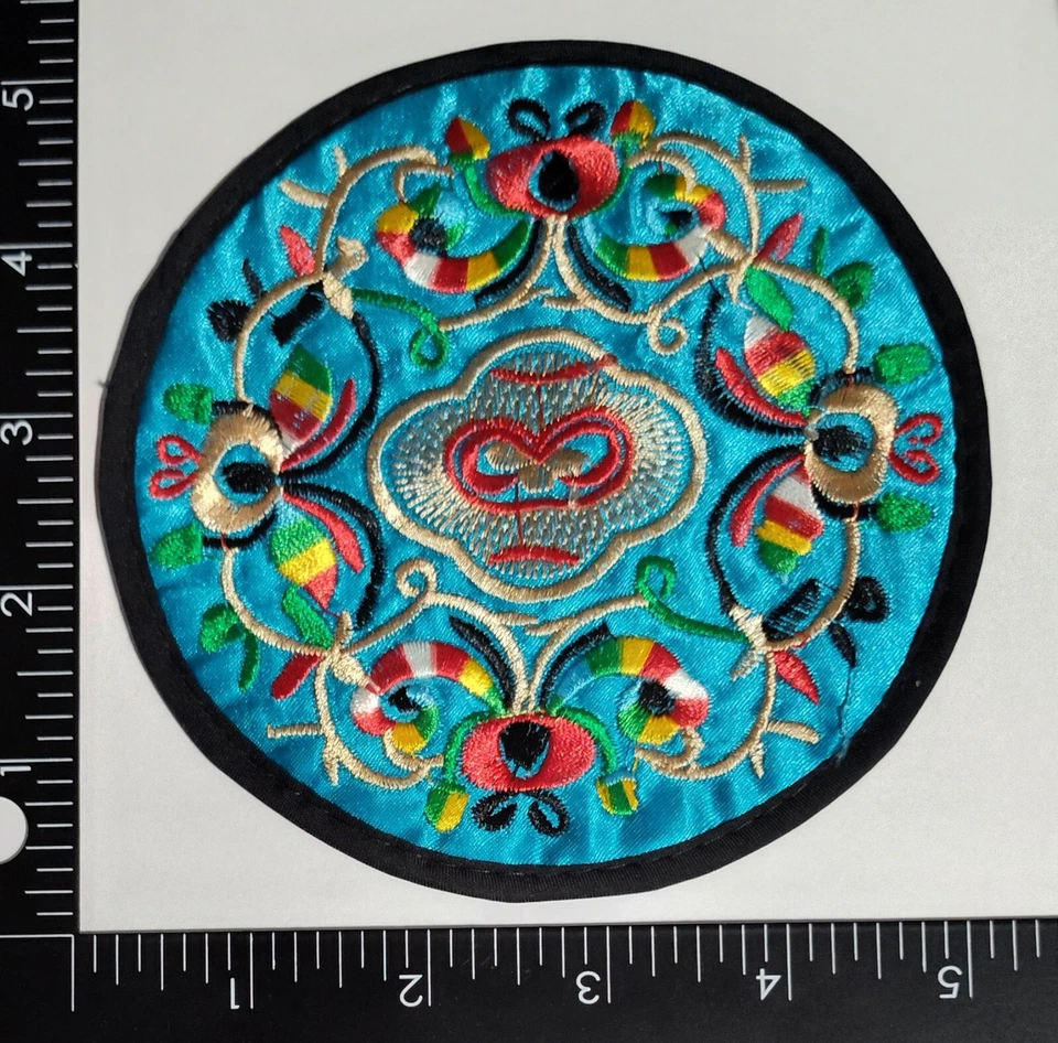 Asian style Patch Embroidered stitched Large Vantage  - Image 1 of 1