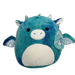 Squishmallow 8" Dominic the Dragon Kellytoy With Tag tie dye Texture Plush NEW - Picture 1 of 3