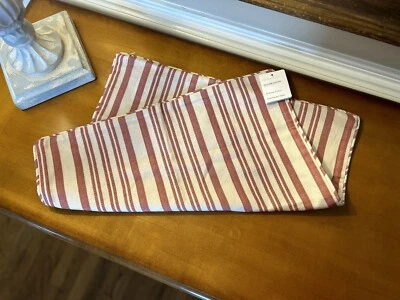 Pottery Barn Red Antique Stripe Print Pillow Cover 20”x20” NWT OPEN BOX - Image 1 of 4