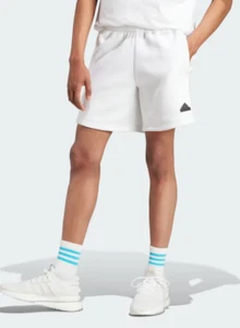 Adidas White ZNE Premium Shorts Mens 3XL Fleece 7 Inch Inseam New - Picture 1 of 18