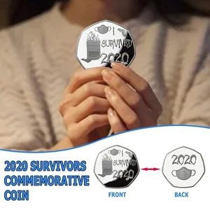 Moneda conmemorativa de oro y plata 2020 Survivors moneda conmemorativa de doble cara - Imagen 1 de 28