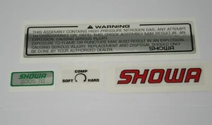 SHOWA REAR SHOCK DECALS STICKERS DUCATI 748 916 996 - Picture 1 of 1