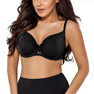 Ava Damen Bikini Oberteil Bademode musterlos Bügel regulierbar SK-13 - Bild 1 von 7
