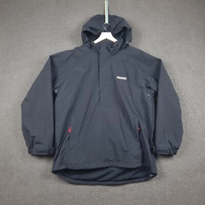 Vintage CHAPS RALPH LAUREN Jacket Mens L Large Blue Navy 1/4 Zip Anorak Hooded - Image 1 of 4