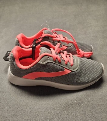 Zapatillas deportivas para mujer Athletic Works talla 2 color rosa tejidas espuma viscoelástica zapatos sin cordones  Foto 1 de 4