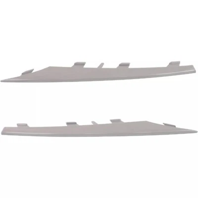 New Front Driver and Passenger Side Bumper Trim For 2011-2013 BMW X5 Silver 2PCS - Image 1 of 4