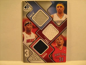 2009 Upper Deck 3 STAR SWATCHES Martin J. O'Neal Marion 086/299  [b4b5] - Picture 1 of 1