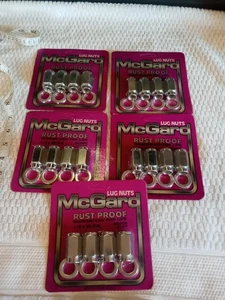 McGard Lug Nuts Rust Proof 1/2 X 20 R .H. Model 60000. Was 60091 5 Sets - Picture 1 of 8