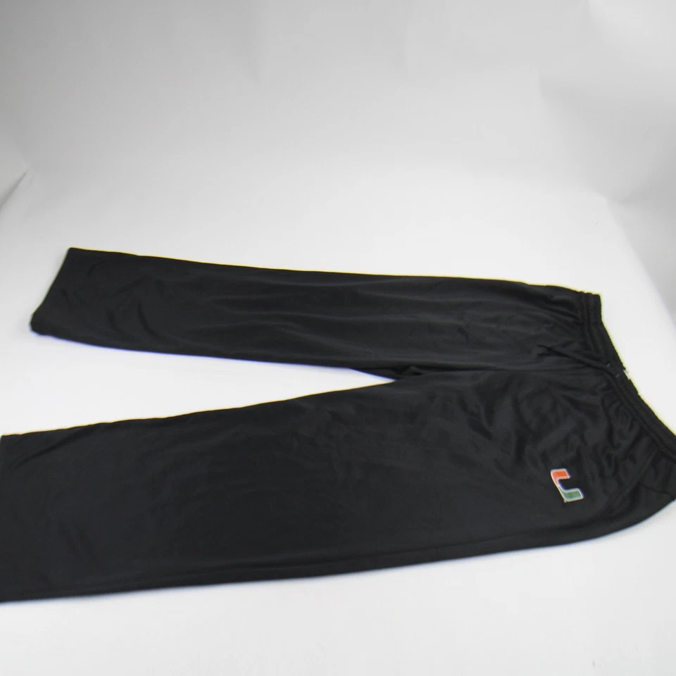 Miami Hurricanes adidas Athletic Pants Men's Black New - Image 1 of 1