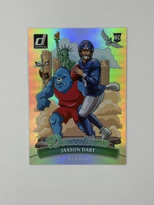 2025 Donruss DOWNTOWN JAXSON DART  RC Rookie Card #14 Case Hit SSP - Image 1 of 2