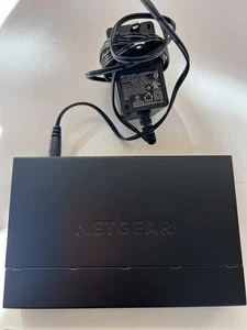 NETGEAR GS308 8-Port Gigabit Ethernet Unmanaged Switch with Power Adapter - Picture 1 of 7