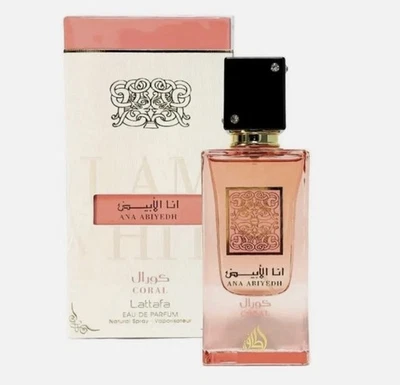 Lattafa Ana Abiyedh Coral Eau De Parfum 60ml | Unisex Perfume EDP