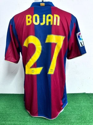 MAGLIA BARCELONA BOJAN MATCH WORN INDOSSATA SHIRT JERSEY CAMISETA 2007/2008 COA - Immagine 1 di 4