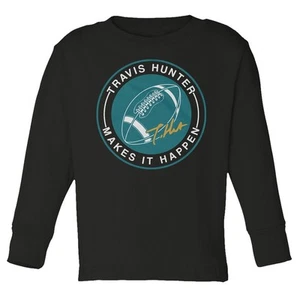 Hunter Makes It Happen Logo - Jacksonville Fans Toddler Long Sleeve TShirt - Picture 1 of 2