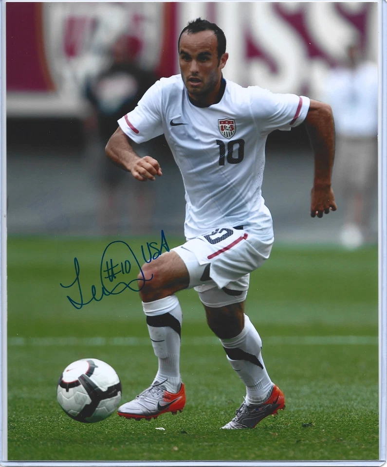 兰登·多诺万签名 8 x 10 照片带真品证明 #10 美国队世界杯足球传奇 — 第 1/1 张图片