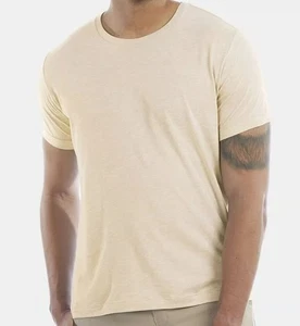 Hanes Brand Alternative Apparel Pale Yellow Men's Tee Shirt 2X Large  A3S10B310 - Picture 1 of 5