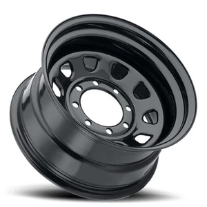 4-New 16" Vision HD 84H Wheels 16x7 6x5.5/6x139.7 0 Gloss Black Rims 108 - Picture 1 of 3