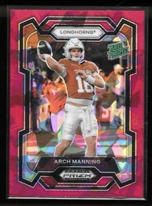 2024 Prizm Draft Picks Rated Prospect Cracked Red Ice #192 Arch Manning RC 4 - Picture 1 of 2