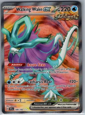 Walking Wake ex 189/162 SV05: Temporal Forces - Pokemon Card - NM - Image 1 of 2