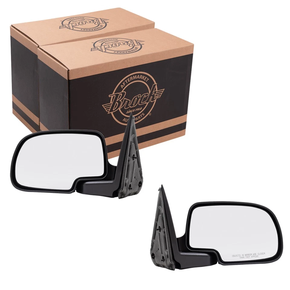 Juego de espejos retrovisores manuales para Silverado 1500 1999-2006 25876715 2000-2006 Tahoe Foto 1 de 4