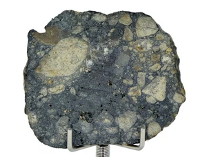 Breccia basaltica monomitta fetta di eucrite 12,20 g - METEORITE TOP - Foto 1 di 4