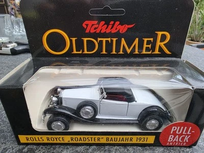 Modellauto Rolls Royce Roadster Bj 1931 Tschibo Pull Back Antrieb - Bild 1 von 4