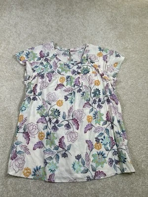 Túnica floral blanca manga corta BloomCore Fairy JC Penny para mujer talla S Foto 1 de 4