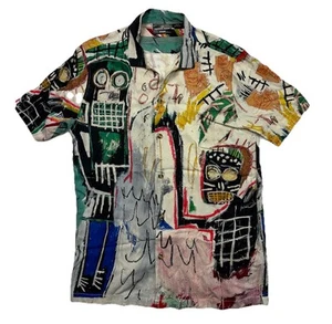 Jean Michel Basquiat x Cotton On Art Collaboration Herren Hemd mit Knopfleiste Größe S - Bild 1 von 6