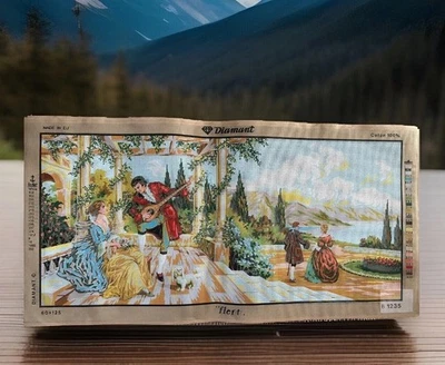 Printed needlepoint tapestry Gobelin L 60x125 Cm   canvas Only serenade - Image 1 of 4