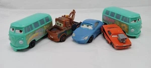 Disney Pixar Cars Hippie Fillmore Plastic Volkswagen Van disney cars lot - Picture 1 of 4