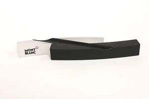 New Old Stock Montblanc Pen Rest Black & White Display Pen #18491 - Picture 1 of 3