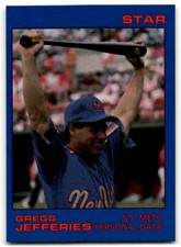 1988 Star Gregg Jefferies A Baseball Cards #10