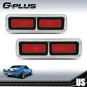 Tail Light Lamp Housings Lens Bezels Pair Tail Light Kit Fit For 1968 RS Camaro - Picture 1 of 12