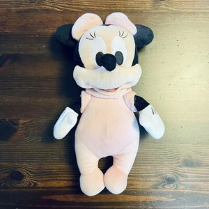 12” Minnie Mouse Disney’s Babies Disneyland Disneyworld Parks Pink Plush - Picture 1 of 3
