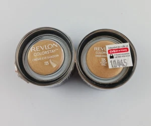 2 PACK REVLON COLORSTAY CREME EYESHADOW BUILT IN BRUSH SHIMMER 725 HONEY - Picture 1 of 6
