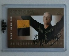 2010 Sportkings D Autograph Memorabilia Scott Hamilton Gold Version