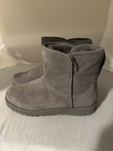 Stivali UGG Cory II originali foderati in shearling grigio scamosciato 1125792 taglia US donna 8 nuovi - Foto 1 di 9