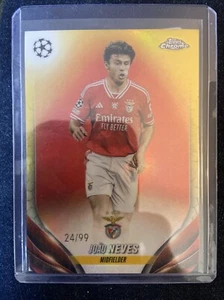 Joao Neves 2023-24 Topps Chrome UEFA #146 Color Match /99 Benfica Portugal - Bild 1 von 3