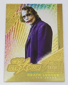 CZX Super Heroes & Villains STR PWR Gold S21 Heath Ledger as The Joker #28/30 - Picture 1 of 3