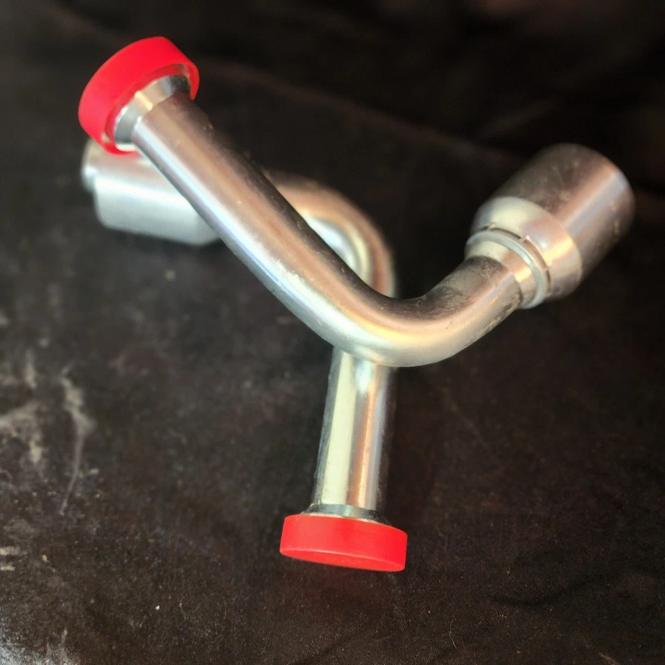 18971-20-20 90° Hydraulic Flange Long Drop, Code 61 Qty. 1 - Image 1 of 4