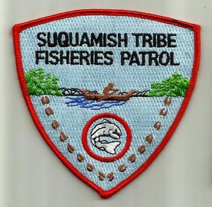 Suquamish Tribe (Washington) Fisheries Patrol SSI Patch - Bild 1 von 2