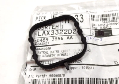 Junta de bomba de agua genuina OEM Mopar Jeep Cherokee Wrangler 2,0 L 18-23 4893666AA Foto 1 de 3